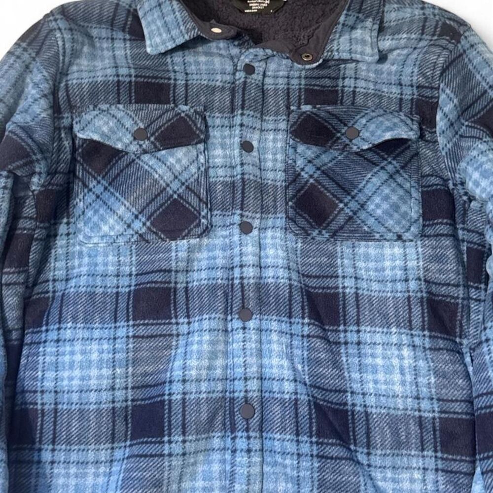 Unbranded Men's Blue and Navy Shirt